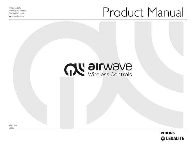 Philips Ledalite Airwave product manual