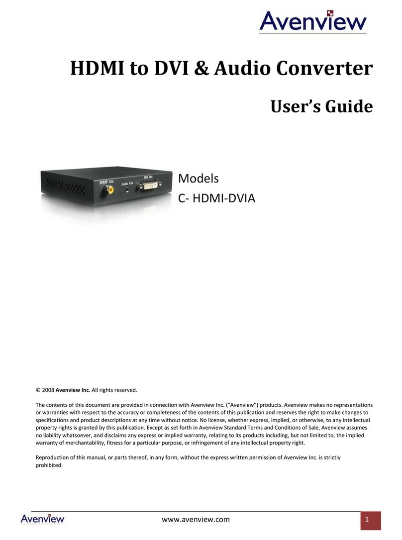 Avenview C-HDMI-DVIA user guide