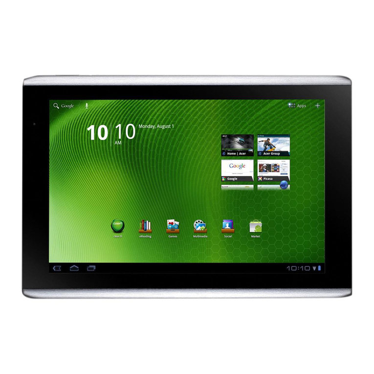 Acer A500 User manual