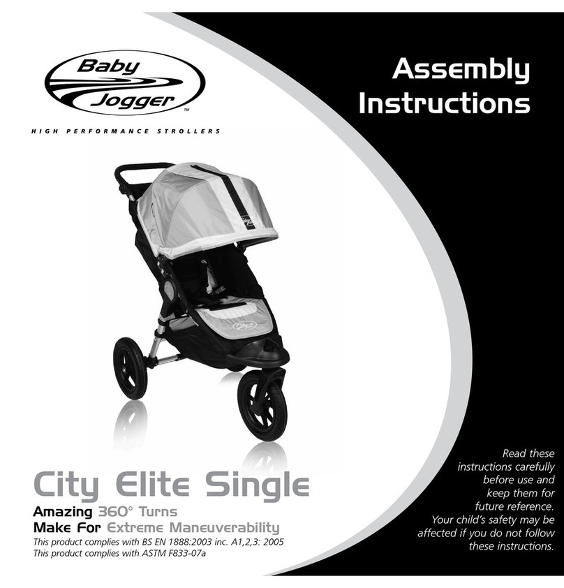Baby Jogger CITY ELITE SINGLE User manual