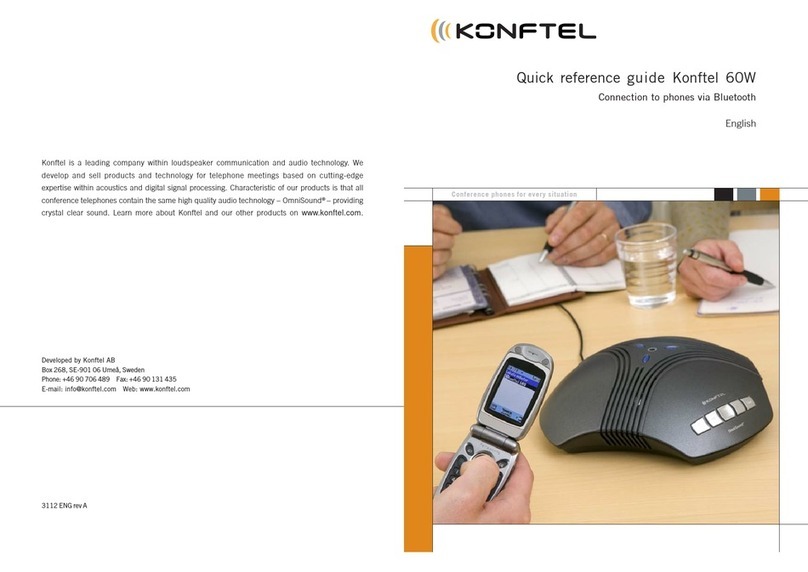 Konftel 60W User manual