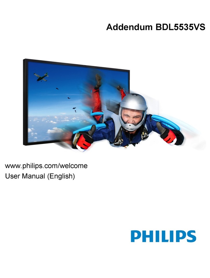 Philips Addendum BDL5535VS User manual