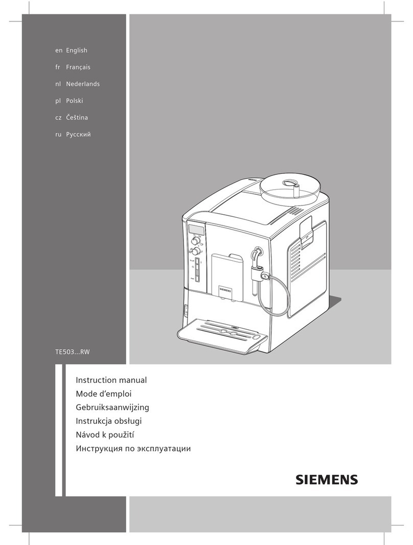 Siemens TE503RW User manual