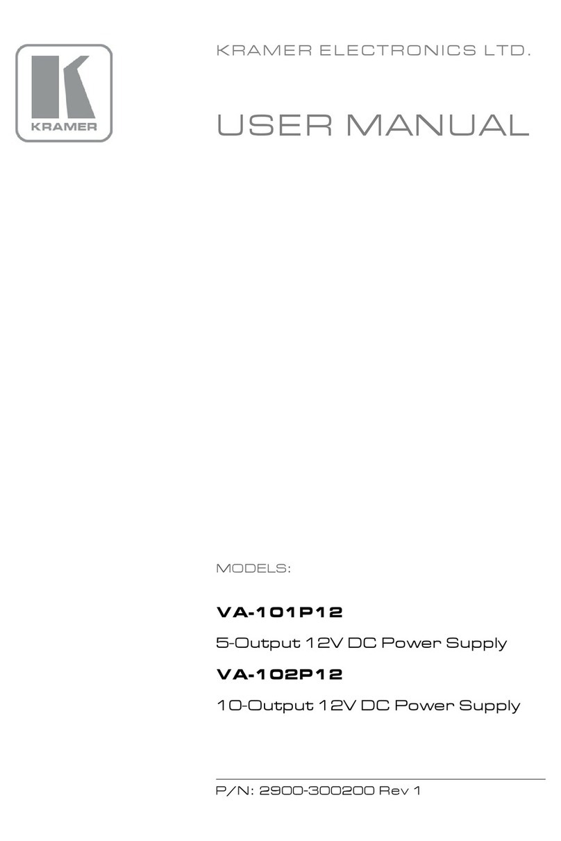 Kramer VA-101P12 User manual