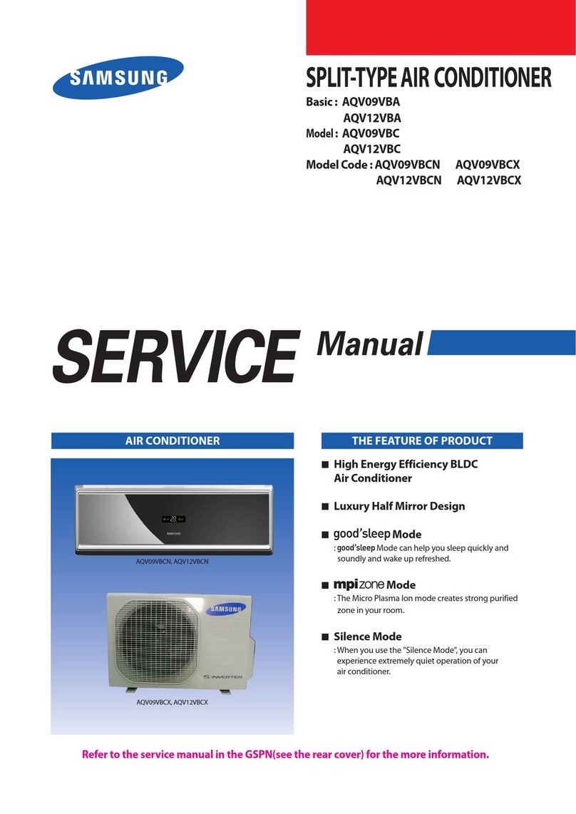 Samsung AQV09VBA Series User manual