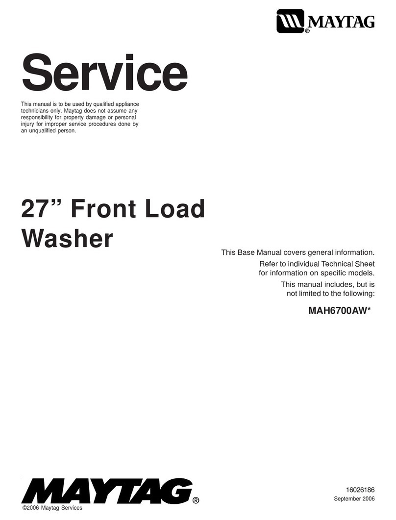 Maytag MAH6700AW Series Assembly instructions