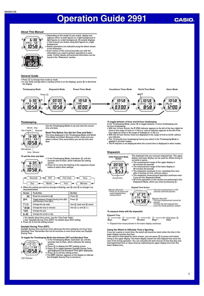 Casio 2991 User manual Casio 2991 User manual