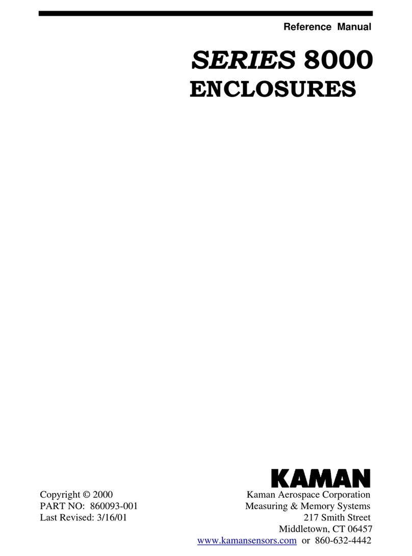 Kaman SERIES 8000 Reference manual