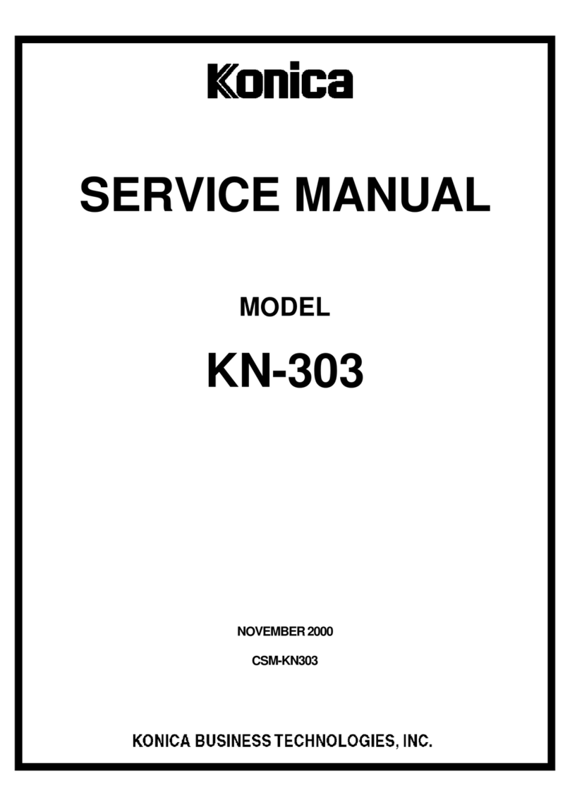 Konica Minolta KN-303 Service manual