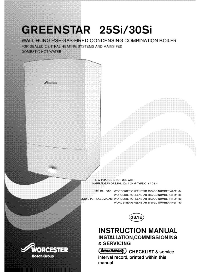 Worcester GreenStart 25Si instruction manual