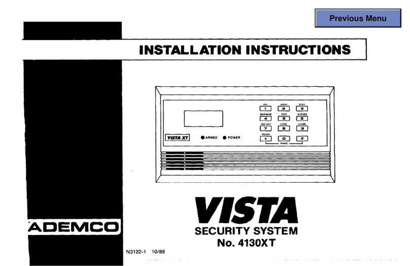 ADEMCO Vista 4130XT installation instructions
