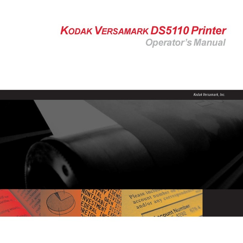 Kodak VERSAMARK DS5110 User manual