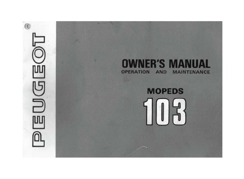 PEUGEOT 103 LS-U1 owner's manual