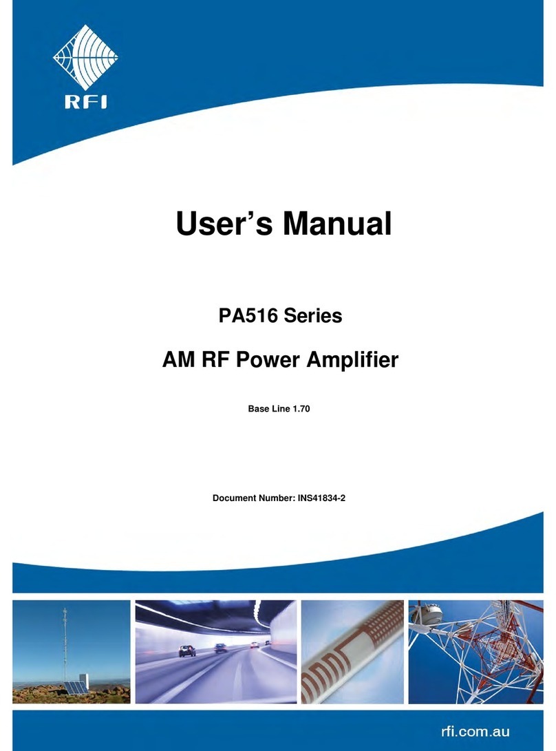 RFI PA516 Series user manual