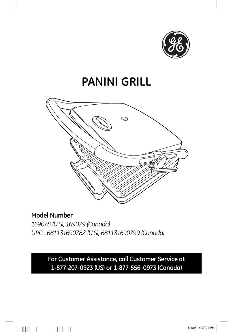 GE 169078 User manual