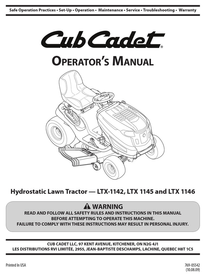 Cub Cadet LTX 1146 User manual