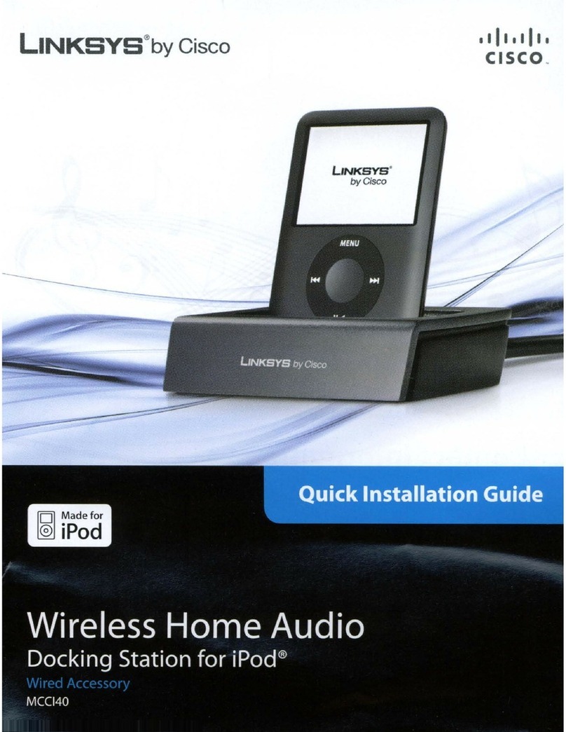 Linksys MCCI40 - Docking Station For iPod Quick installation guide Linksys MCCI40 - Docking Station For iPod Quick installation guide