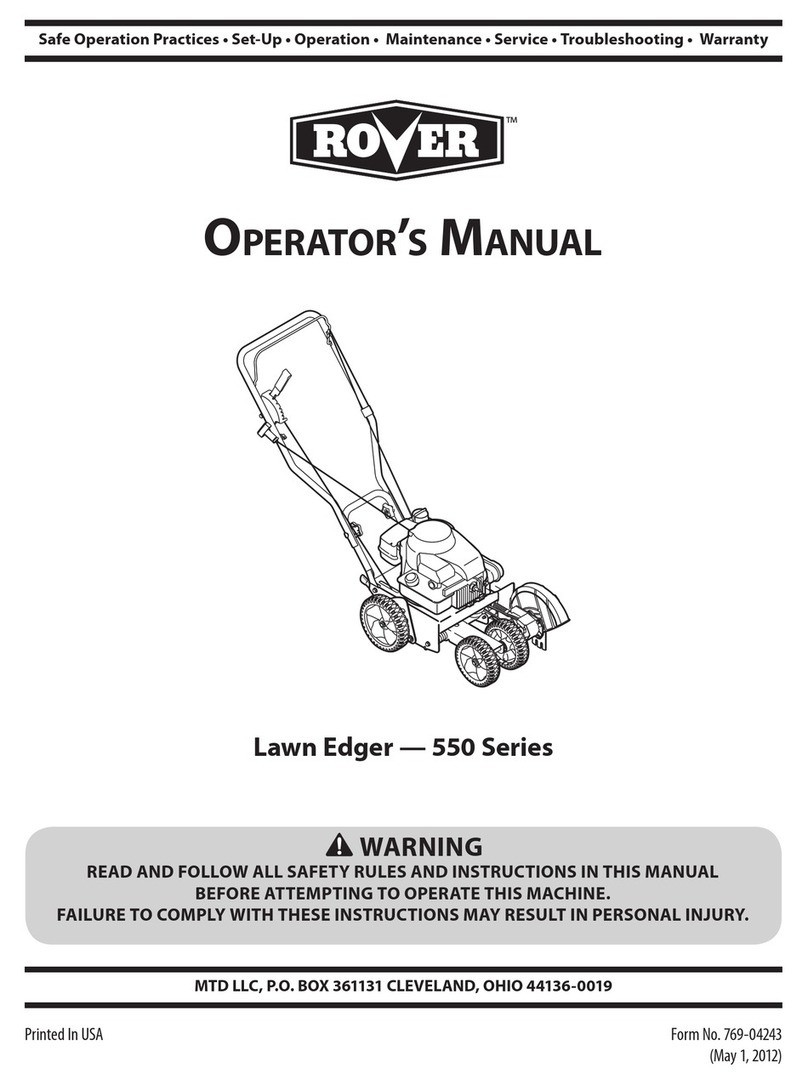 Rover 550 Series User manual Rover 550 Series User manual