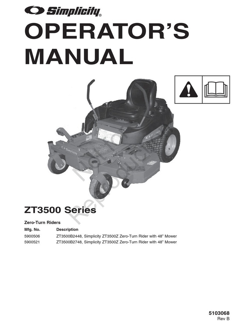 Simplicity ZT3500 Series User manual