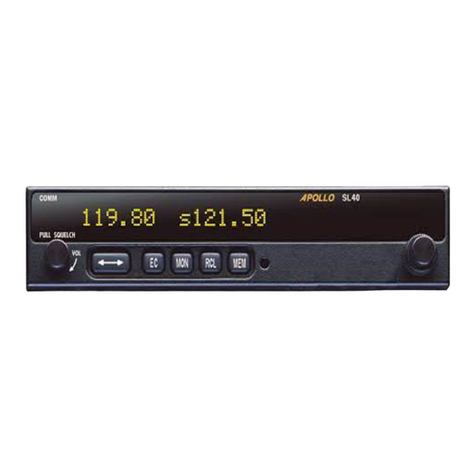 Garmin Apollo SL40 installation manual