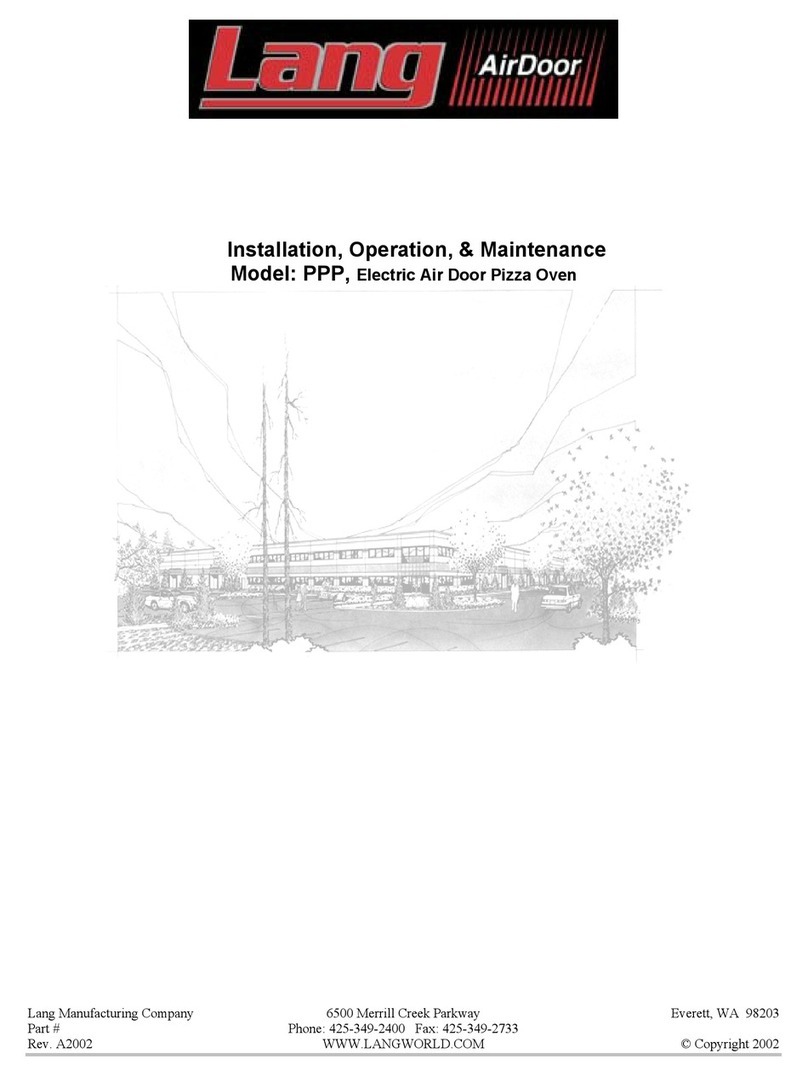 Lang PPP Installation, operation & maintenance manual