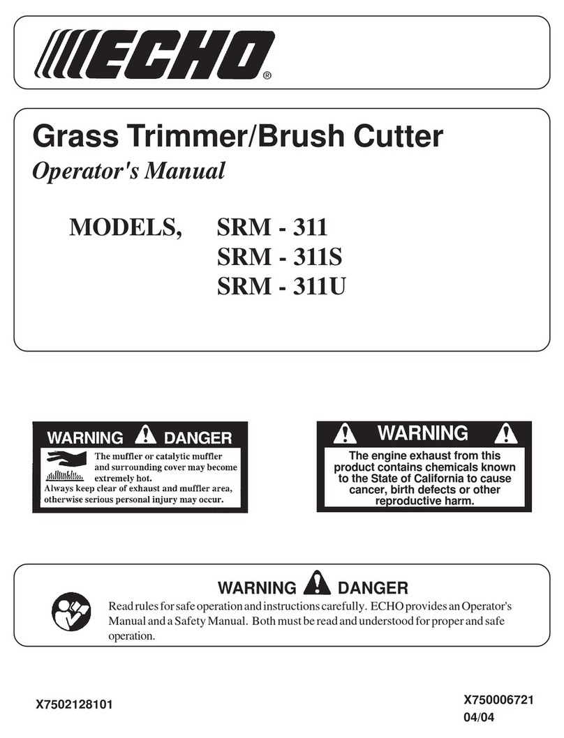 Echo SRM - 311 User manual