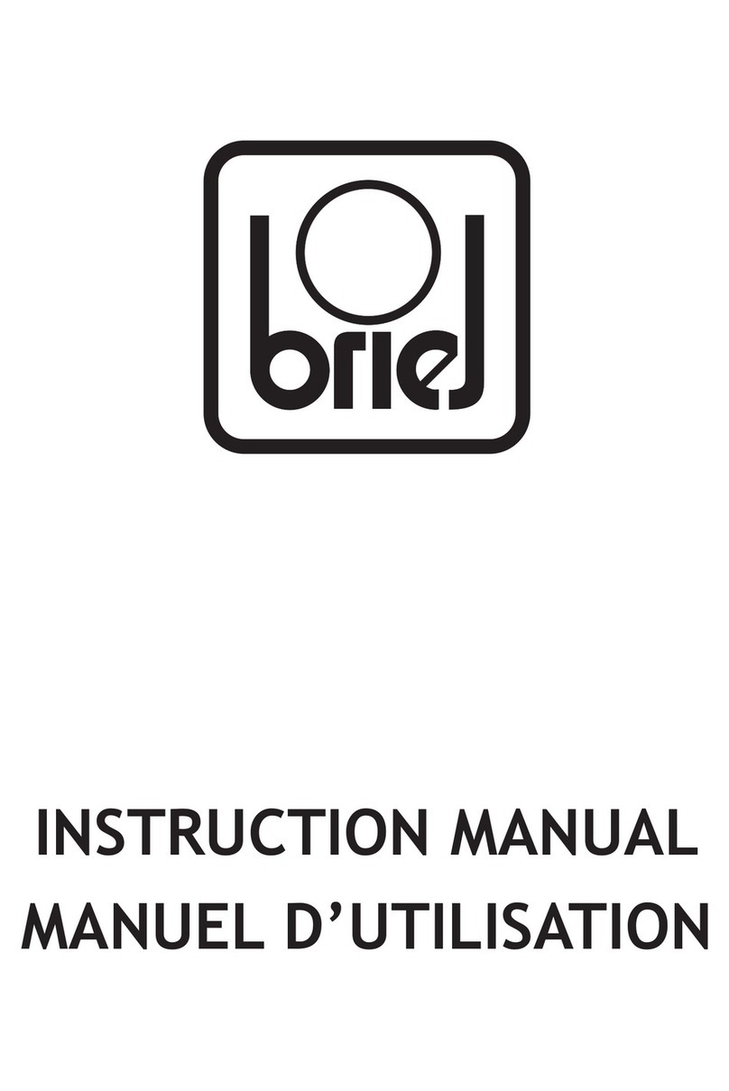Briel Domus Due ES161A-TB instruction manual