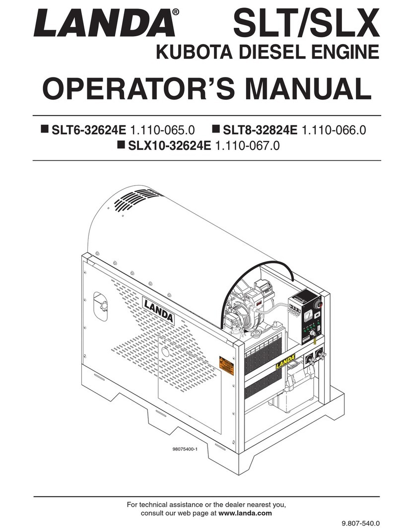 Landa SLT6-32624E Operator's manual