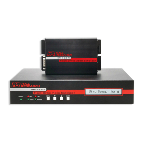 Hall Research Technologies HR-733 user manual