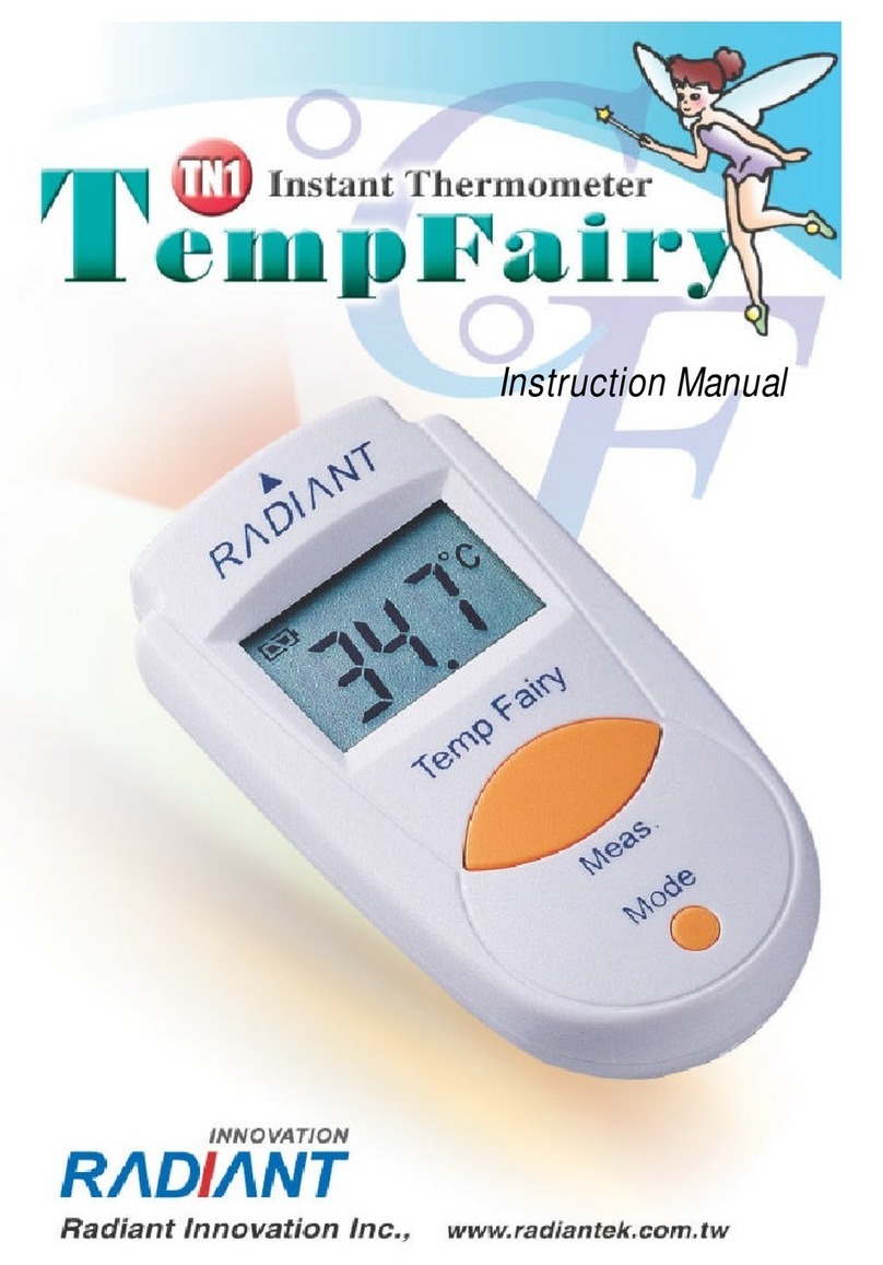 Radiant Innovation TempFairy TN1 instruction manual