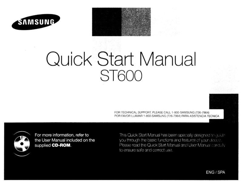 Samsung Vluu ST600 Instruction manual