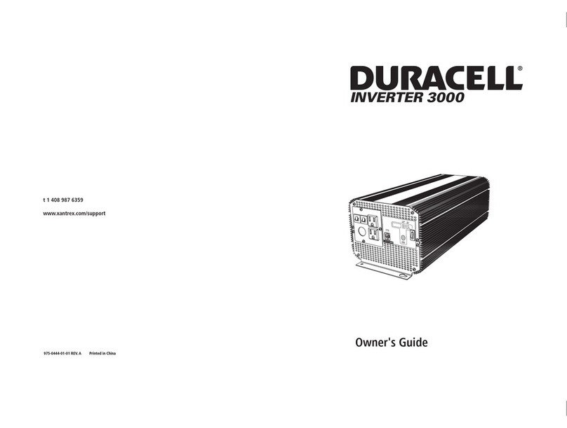 Duracell Inverter 3000 owner's guide