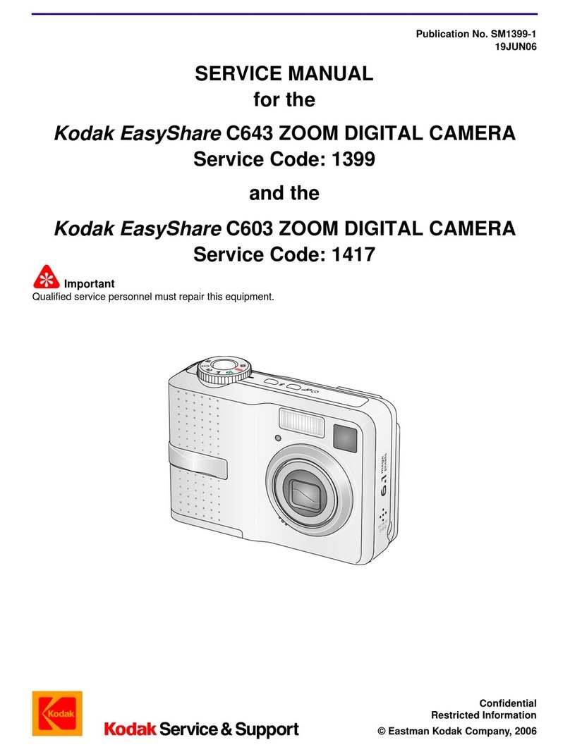 Kodak C643 - EasyShare 6.1MP Digital Camera Service manual