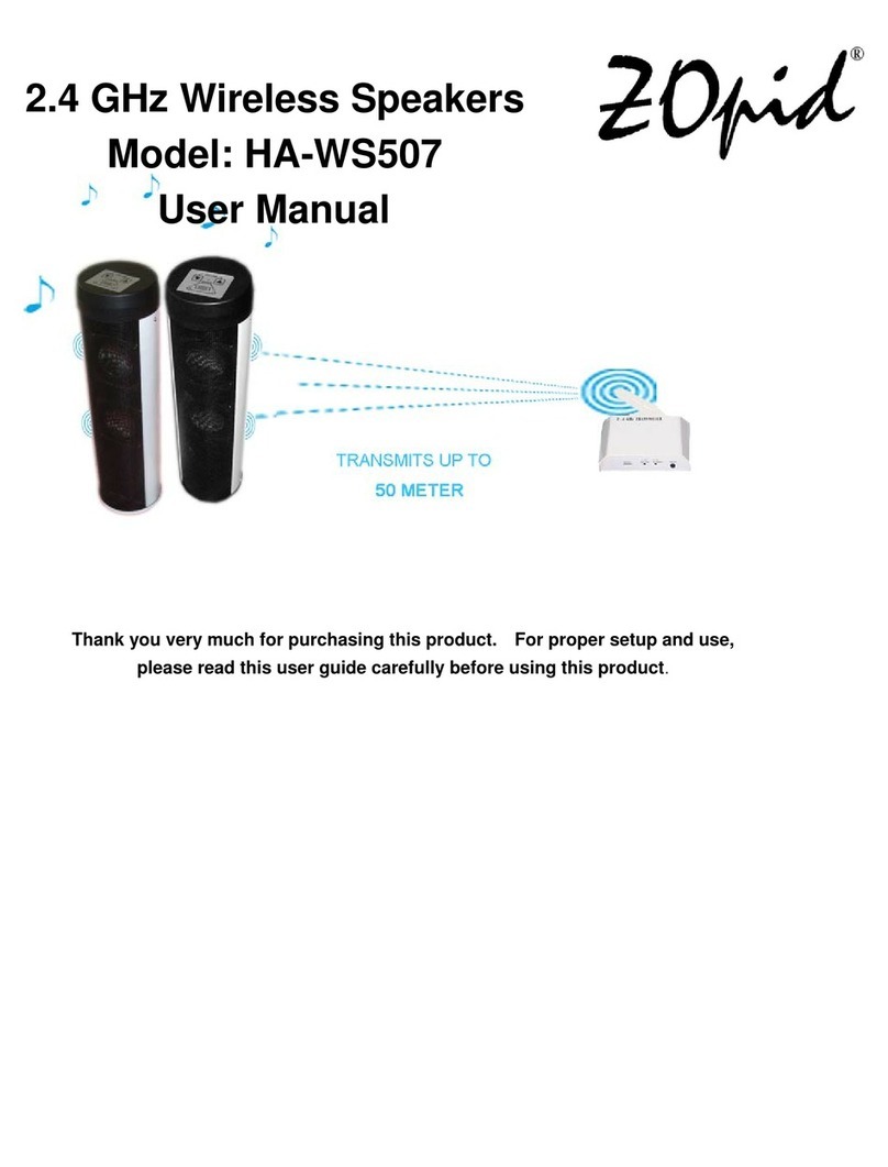 ZOpid HA-WS507 user manual