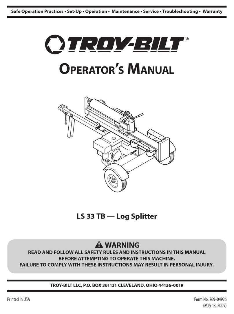 Troy-Bilt LS 33 TB Operator's manual