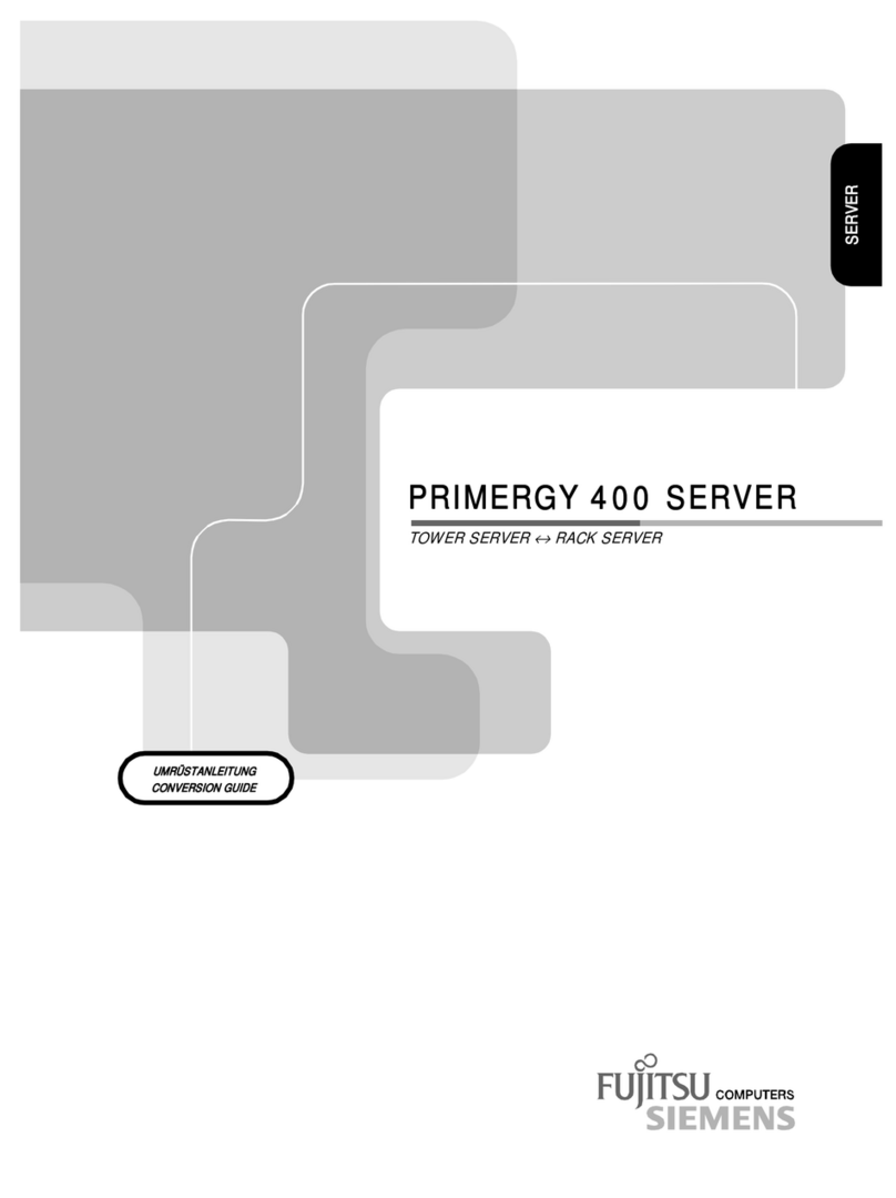 Fujitsu Siemens Computers PRIMERGY 400 Instruction Manual