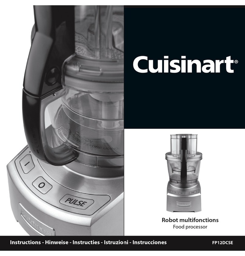 Cuisinart FP12DCSE User manual