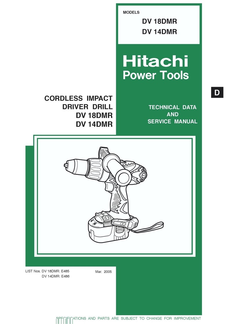 Hitachi DV 18DMR Technical data and service manual