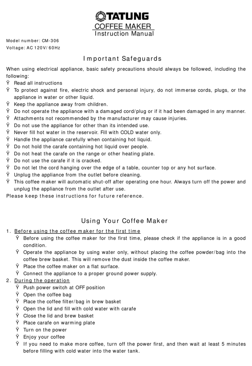 Tatung CM-306 instruction manual