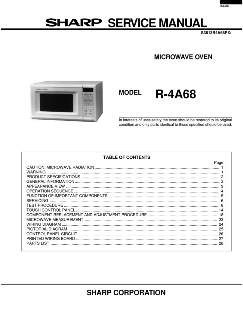 Sharp R-4A68 User manual Sharp R-4A68 User manual