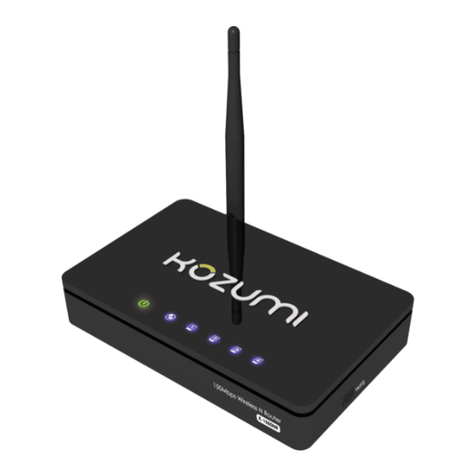 Kozumi K-1550NR user manual