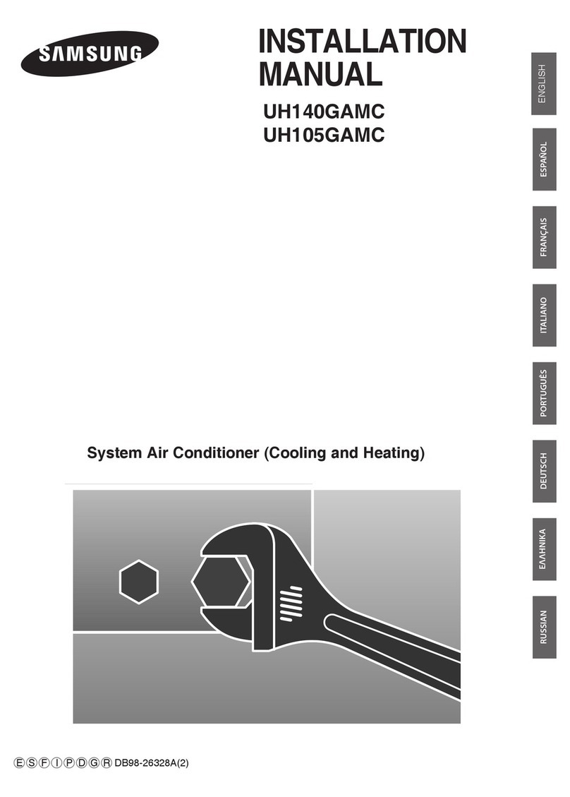 Samsung UH140GAMC installation manual