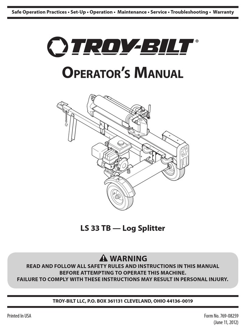 Troy-Bilt LS 33 TB Operator's manual