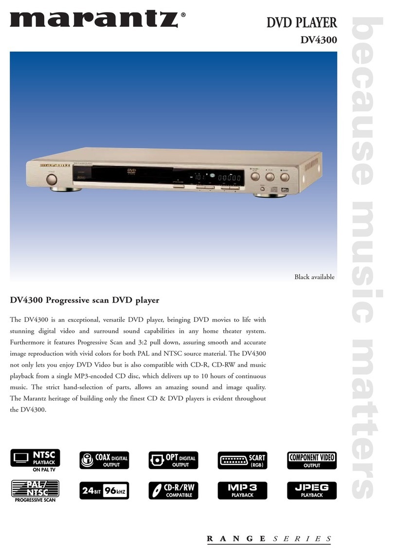 Marantz DV4300 User manual