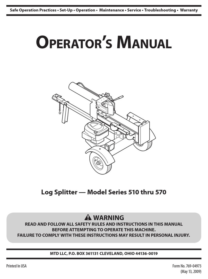 MTD 510 Series Operator's manual