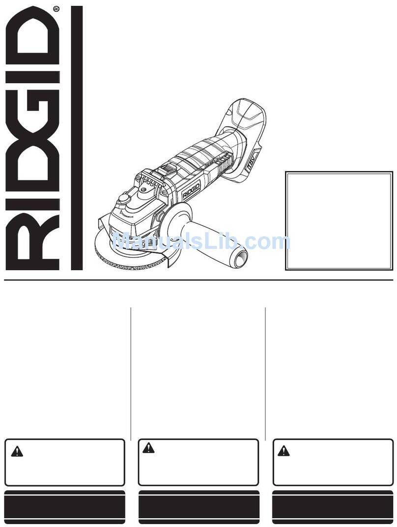 RIDGID R86040 Operator's manual