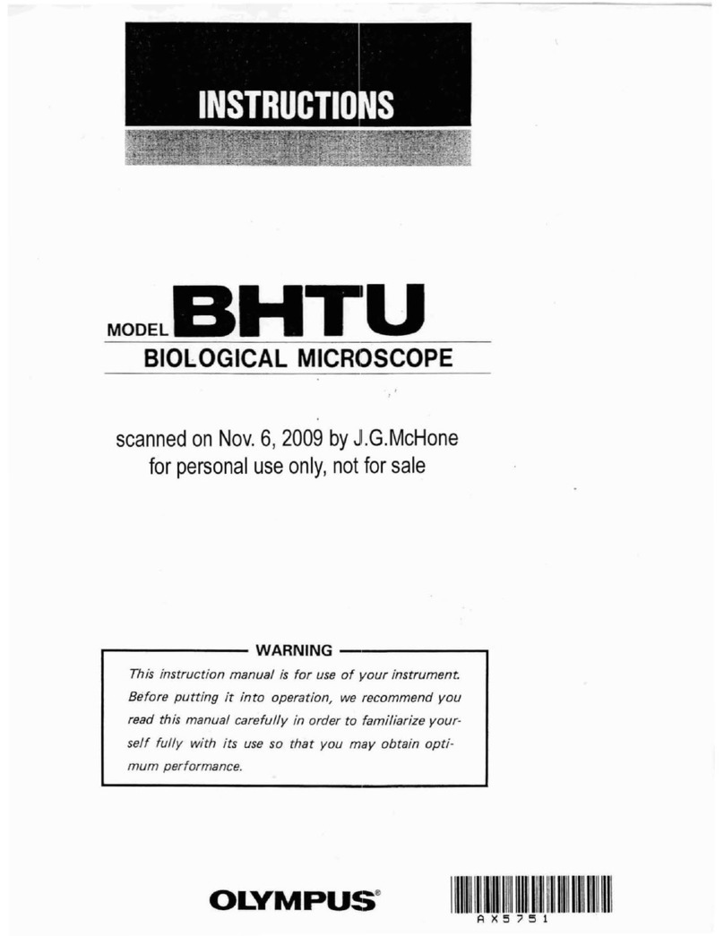 Olympus BHTU User manual