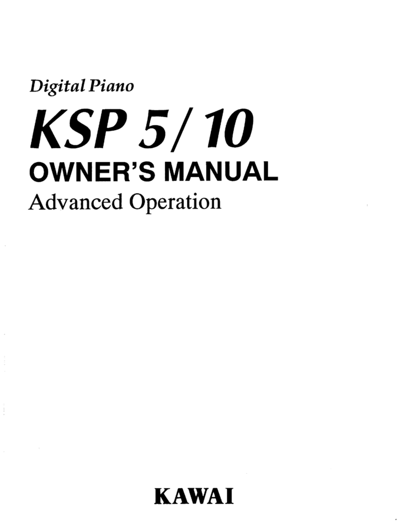Kawai KSP 5 User manual