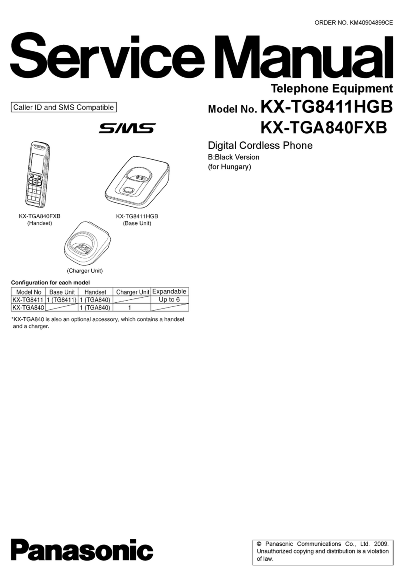 Panasonic KX-TG8411HGB User manual