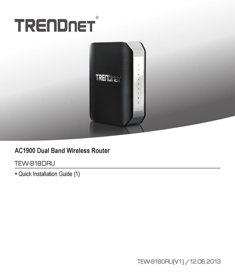 TRENDnet TEW-818DRU User manual